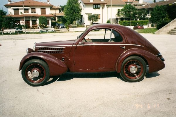 1935 Fiat 508S Berlinetta MM Aerodinamica — pre-war Mille Miglia berlinetta (SOLD) — Giro Classico