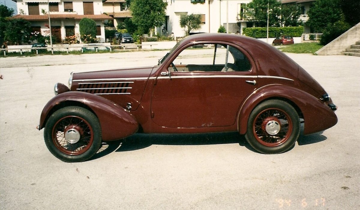 1935 Fiat 508S Berlinetta MM Aerodinamica — pre-war Mille Miglia berlinetta (SOLD) — Giro Classico